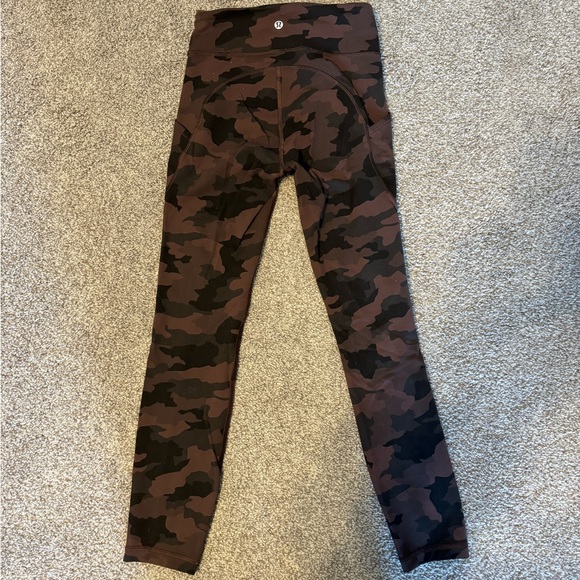 Lululemon camo high rise leggings - Picture 2 of 3